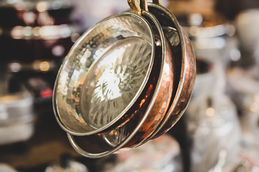 Old Copper Pans