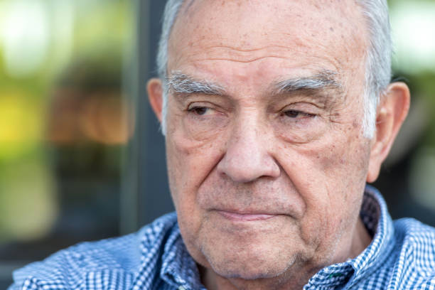 istock Pensive senior man looking away 1013929346