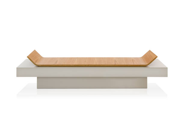 istock little table white and wood isolated on white background 1013934314
