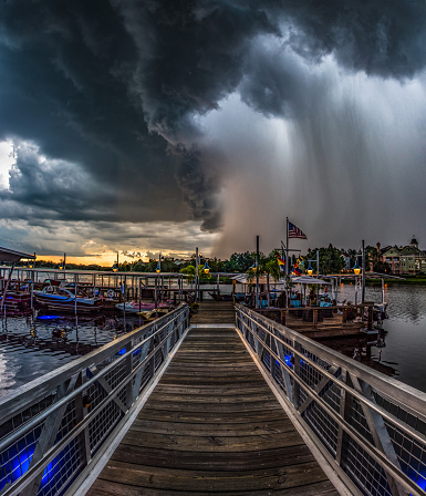 Supercell Thunderstorm in Orlando Florida FL
