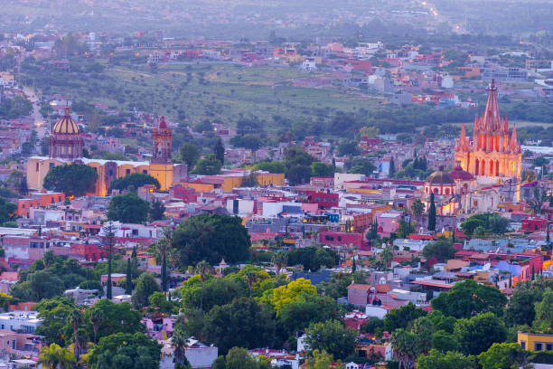 istock San Miguel de Allende view at sunset/twilight 1013972242