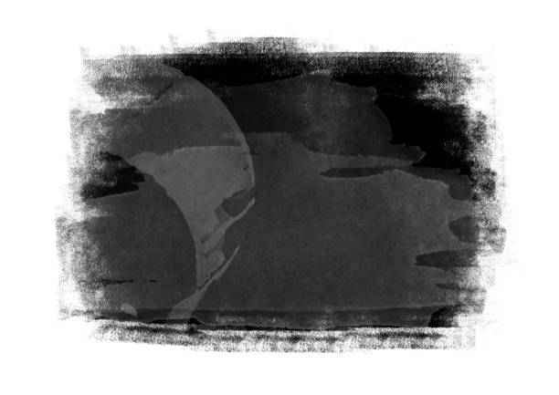 istock Black color graphic patches brush strokes design effect element for background 1013974638