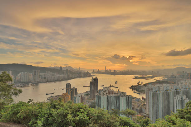 istock an apartment blocks in Yau Tong Devil Peak 1013989000