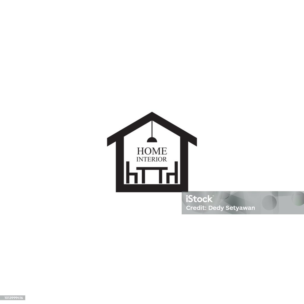 huis interieur - Royalty-free Modelhuis interieur vectorkunst