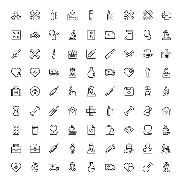 illustrations, cliparts, dessins animés et icônes de icône plate pharmaceutique - syringe silhouette computer icon icon set