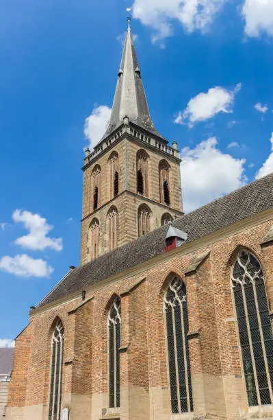 Tower of the Gudula church in Lochem, Netherlands