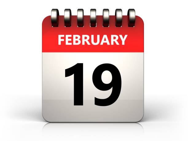istock 3d 19 february calendar 1014020158