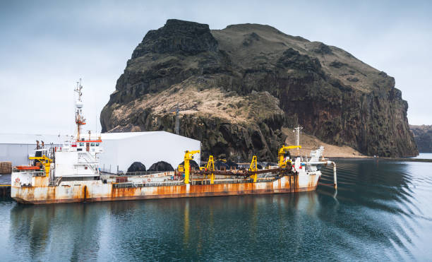 istock Old industrial ship, Iceland 1014022390