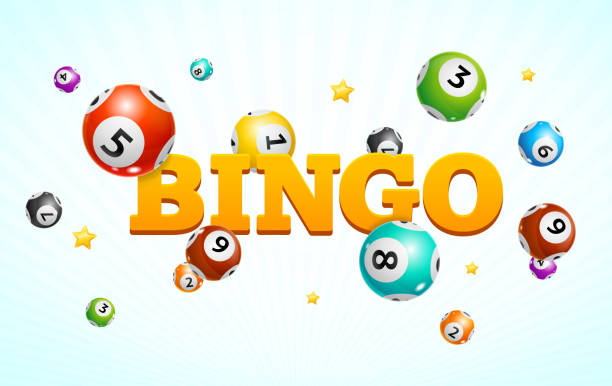 illustrazioni stock, clip art, cartoni animati e icone di tendenza di realistico dettagliato 3d lotto bingo concept card background. vettore - tombola