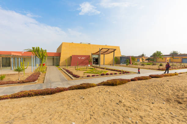 exterior de la huaca de moche museo trujillo perú - photography north america cactus plant fotografías e imágenes de stock