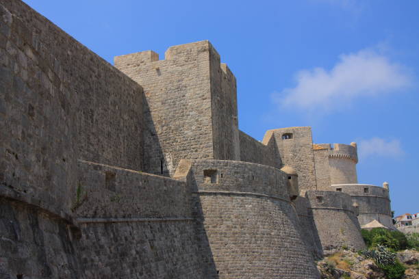 istock Croatia - historic fortifications in Dubrovnik. 1014037422