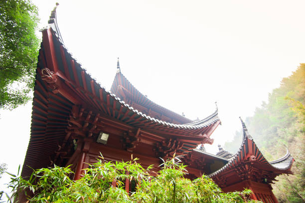 istock Roofs of the Lufeng Temple in Shaoxing 1014047064