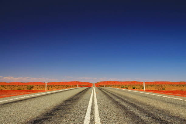 istock Endless highways in Australian bush 1014056812