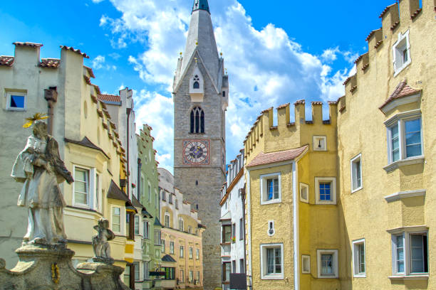 Brixen or Bressanone in South Tyrol, Italy stock photo