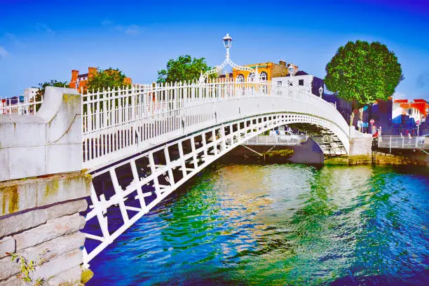 Photo of The most famous bridge in Dublin called 