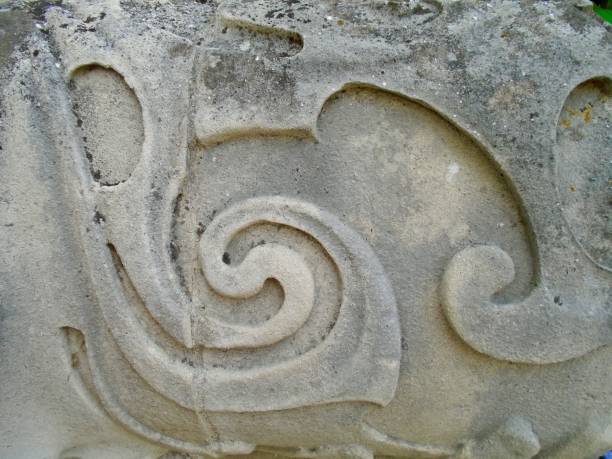 istock Intricate , old carved masonry detail, summer, UK 1014081574