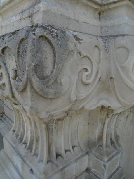 istock Intricate , old carved masonry detail, summer, UK 1014081632