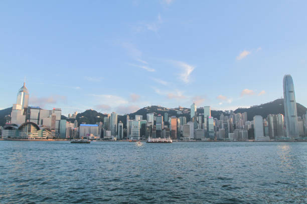 istock a  Victoria harbor with Hong Kong skyline 1014081752