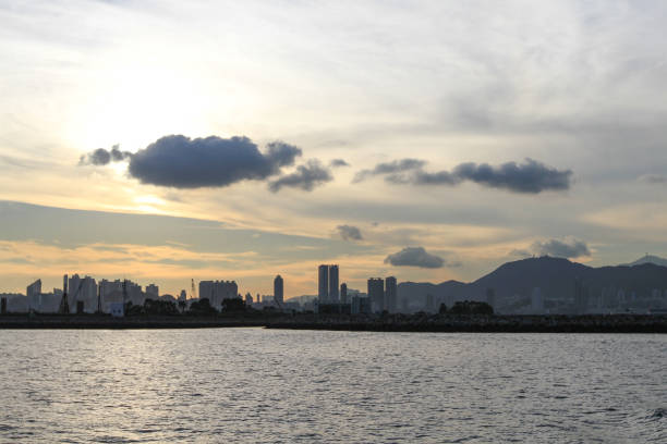 istock a Quarry Bay Promenade view Kowloon side 1014092380