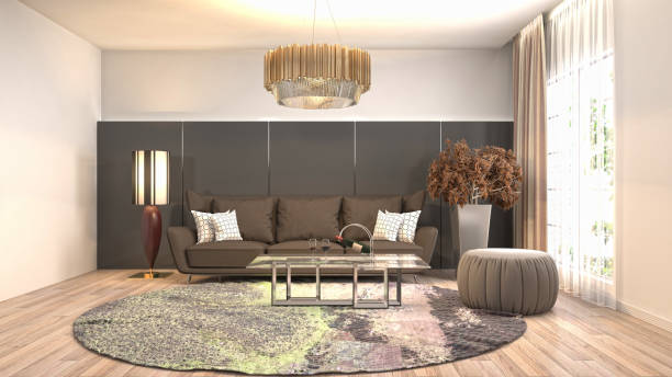 istock Interior of the living room. 3D illustration 1014097780