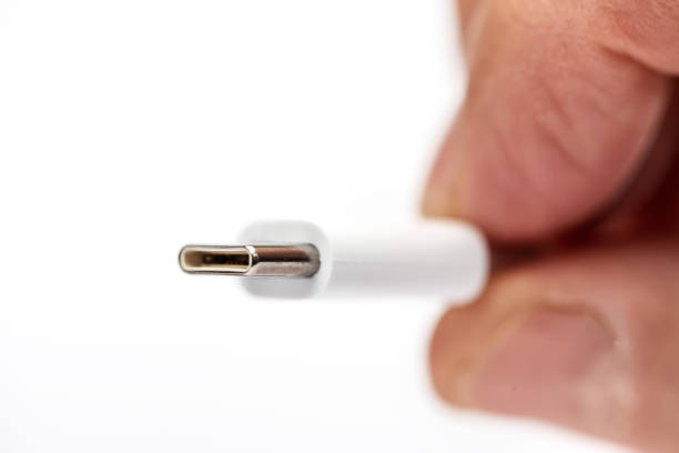 istock USB Type-C connected to phone port isolated on white background 1014104614