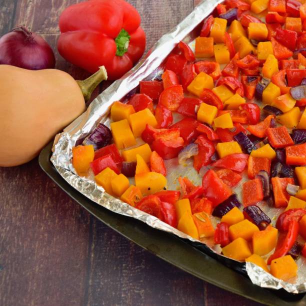 Oven roasted vegetables