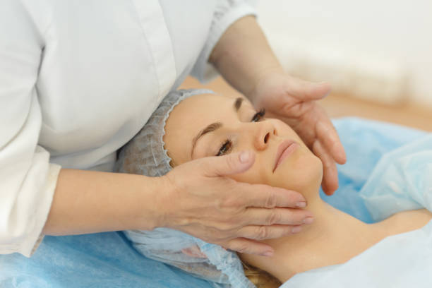 istock Doctor - beautician holds reception 1014126372