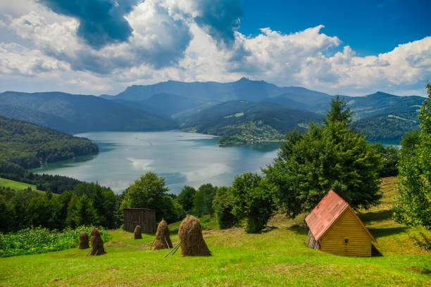 lake and mountain landscape. Carpathians lake and mountain landscape. Carpathians, Romania moldavia photos stock pictures, royalty-free photos & images
