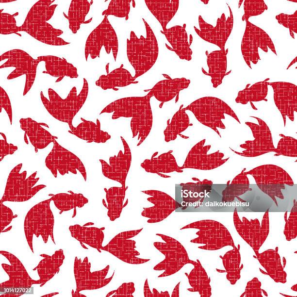 Japanese Abstract Fish Pattern Japanese Style Fish Pattern Stock Illustration - Download Image Now ...