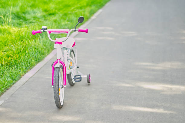 istock Tricycle on bicycle path in the park. 1014130986