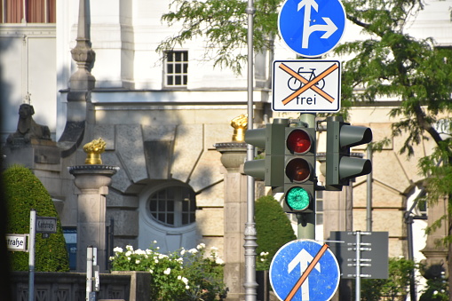 Berlin's pedestrian crossing signs