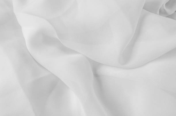 istock Texture, background, pattern. Silk fabric of white color, abstract folds.
Smooth elegant white silk or satin texture 1014139278