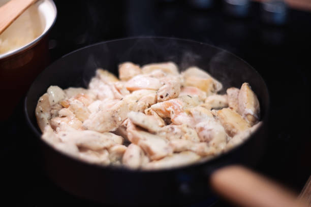 istock Fresh Meat Prepared In Pan With Herbs And Spices Close-Up 1014139824