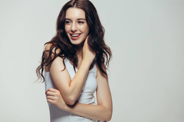 istock Confident woman looking happy 1014144114
