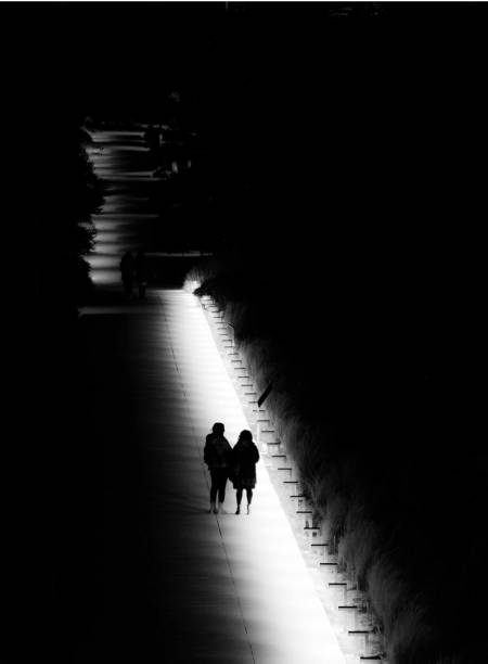 Shot of a modern design building  with sidewalk under it , located at urban area near Athens Greece.