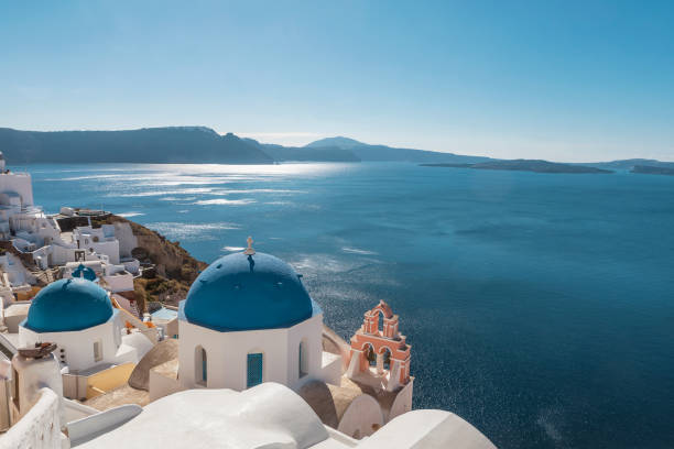 istock Oia Santorini iconic Church domes 1014168118