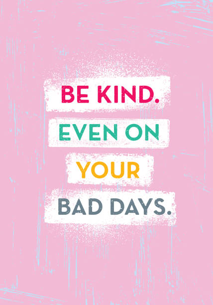 istock Be Kind. Even On Your Bad Days. Bright Inspiring Creative Motivation Quote Poster Template. Vector Typography Banner 1014173426
