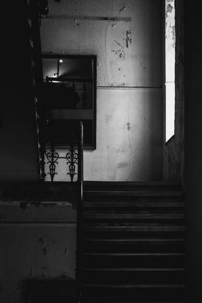 istock Staircase of abandoned hotel 1014174360
