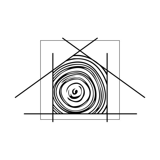 ilustrații de stoc cu home design interior - han