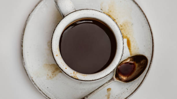 istock Aerial view of hot coffee 1014205546