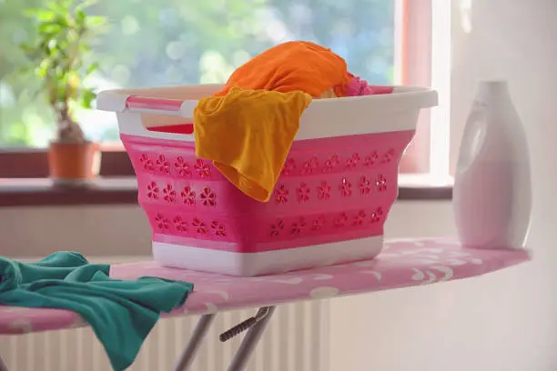 Photo of Collapsible Silicone Laundry Basket