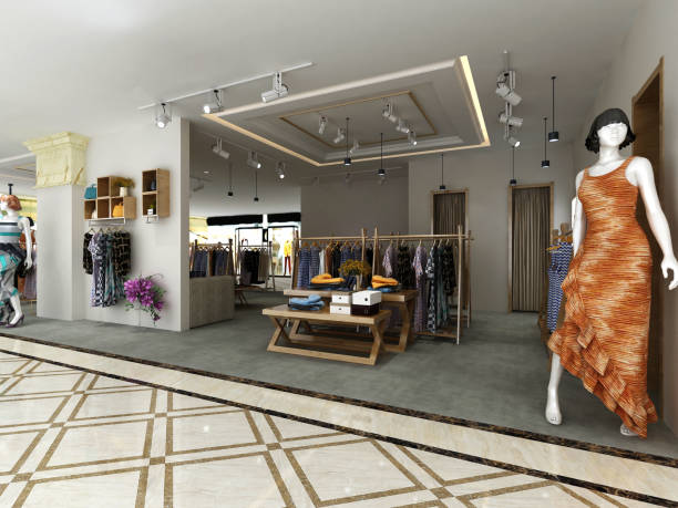 istock 3d render of Fashion shop 1014219562