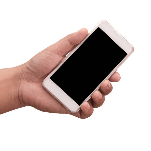 istock hand holding smart phone isolated on white background 1014219602