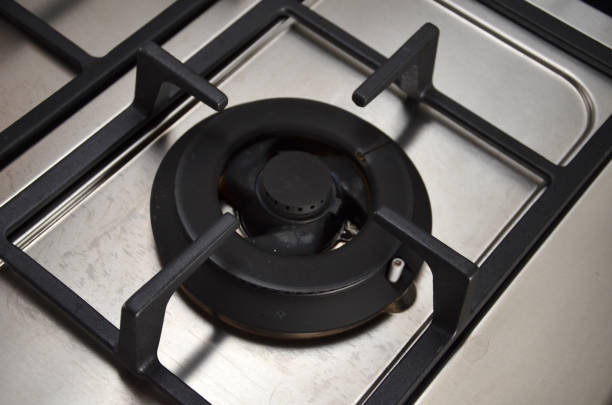 istock Kitchen gas stove in the kitchen 1014219832