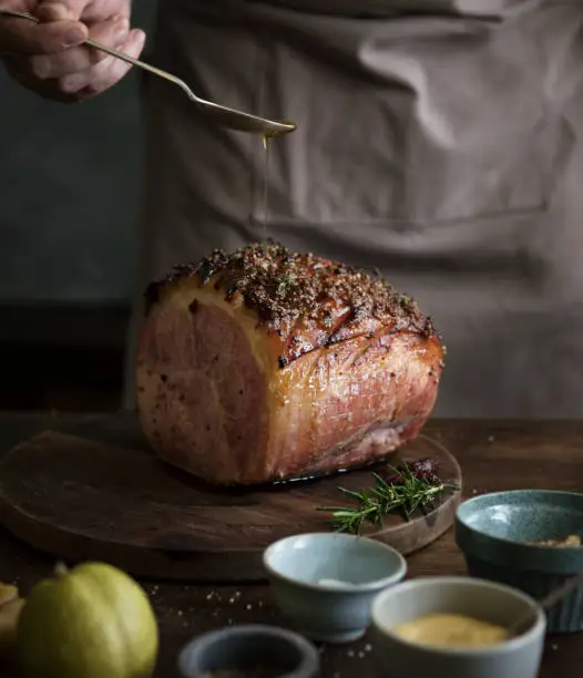 Photo of Baked ham food photography recipe idea