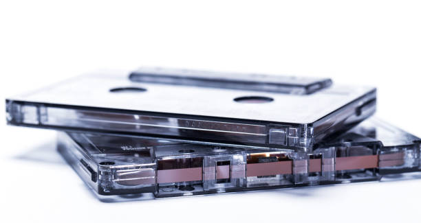 istock Old fashion magnetic audio tape 1014220780