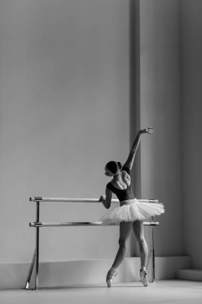 istock Beautiful ballerina training in the class 1014223950