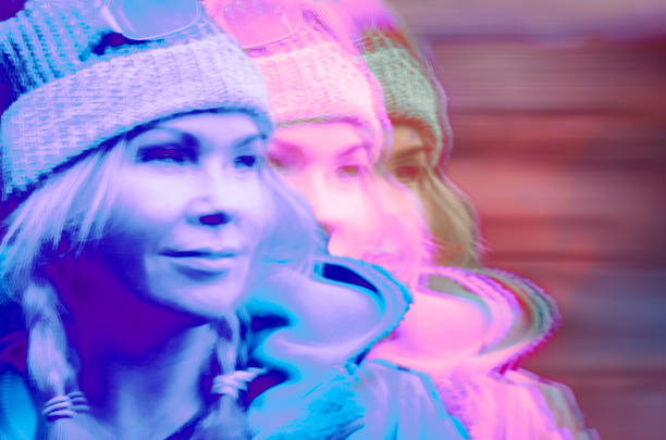 istock Multi Coloured Creative Portrait of a Woman 1014228156