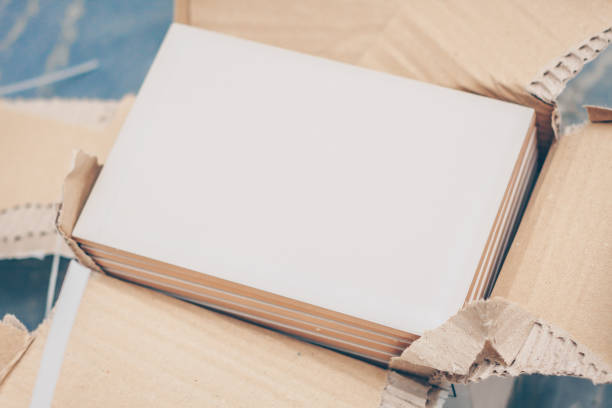 istock Finishing works - delivery of new material - tile box 1014228592