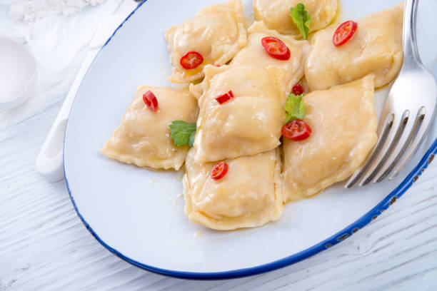 istock Ravioli with spicy butternut pumpkin filling 1014238498